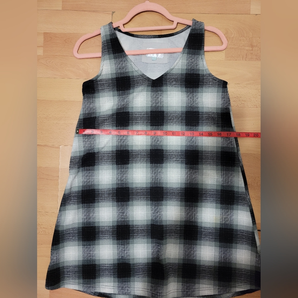Loose fitted plaid dress